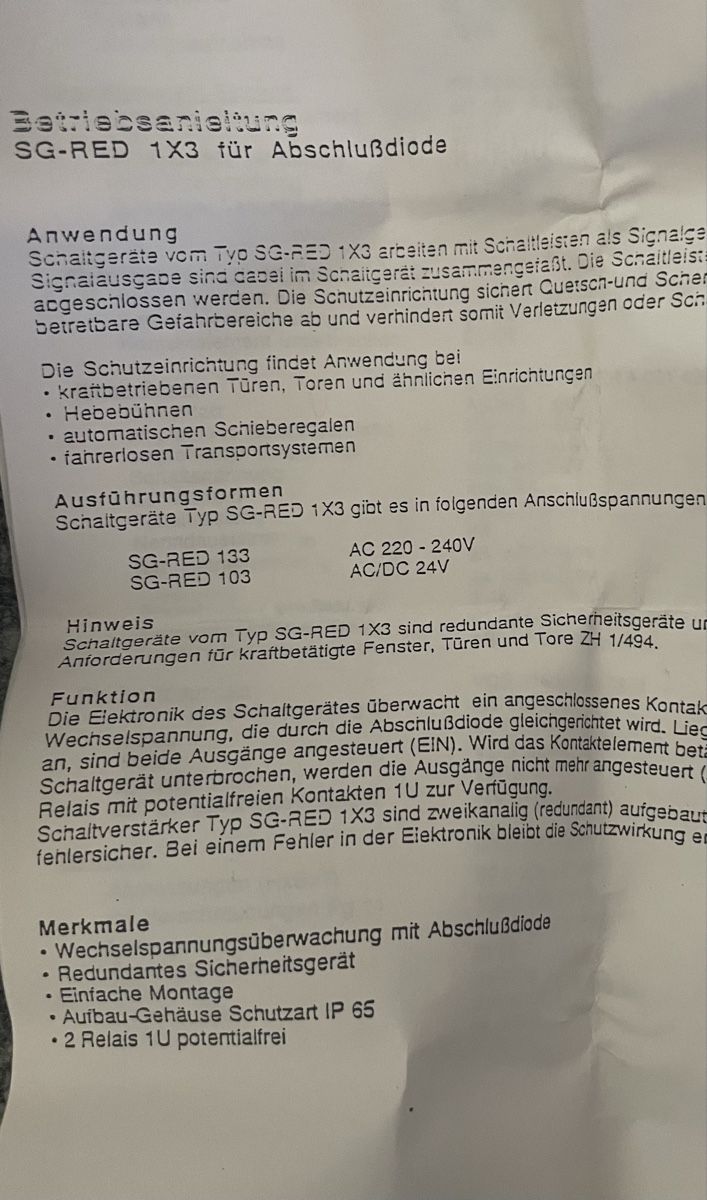 Componenti elettronici: Sicherheitsgerät - Neuwertig! – Nuovo e nell'imballaggio originale da Au ZH venduto da Jaggy4 2