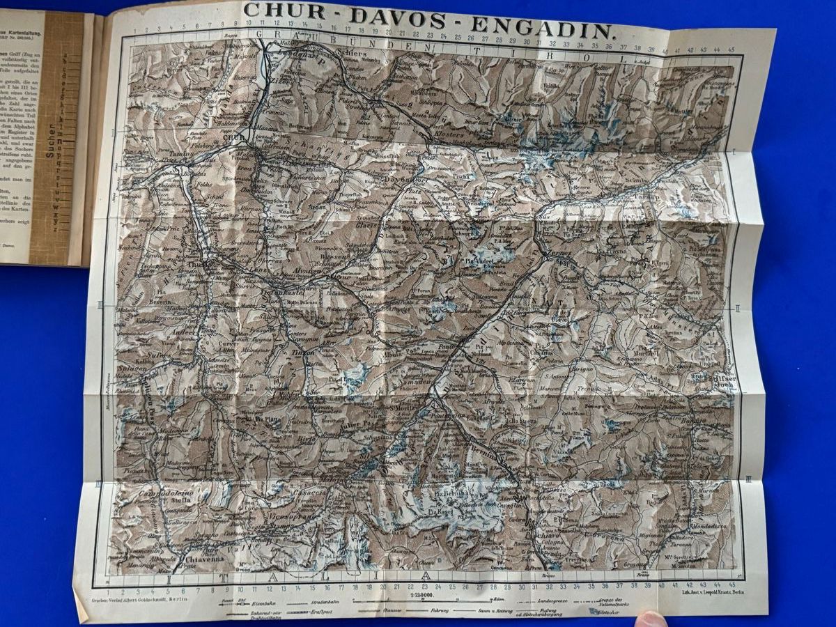 Libri: Griebens Reiseführer Engadin und Davos 1927 – Usato da Adliswil venduto da buch_und_kunst 6
