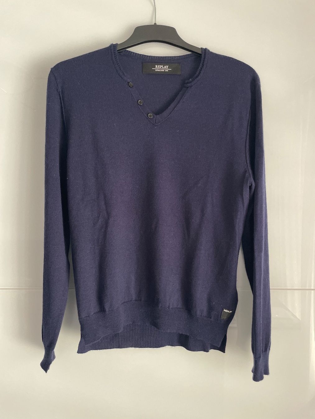 Replay Maglioni & Felpe: Replay langarm Pullover aus Wolle – Usato da Grenchen venduto da servet.t