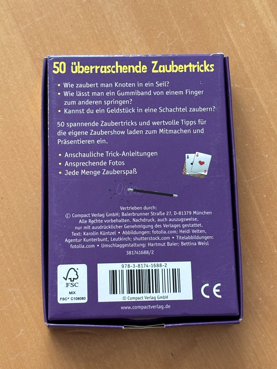 Jouets: Zaubertricks – D'occasion à Zürich par Farmer79 2