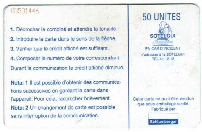 Schede telefoniche: Telefonkarte Guinea Wasserfall – Usato da Zürich venduto da Tolima194 1