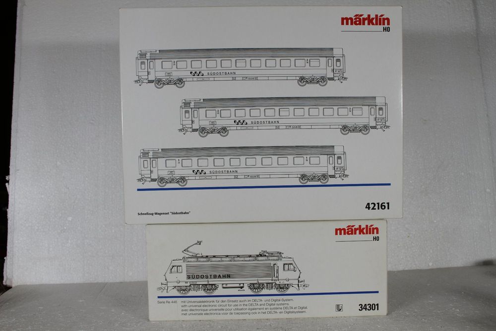 Märklin 34301 u. 42161 SOB Zugset (Gebraucht) in für CHF 270 – mit ...