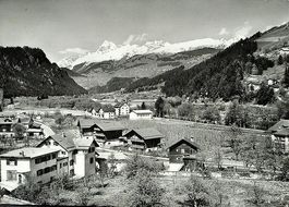 ILANZ mit Brigelserhörner - Foto Rostetter - gel. Feldpost