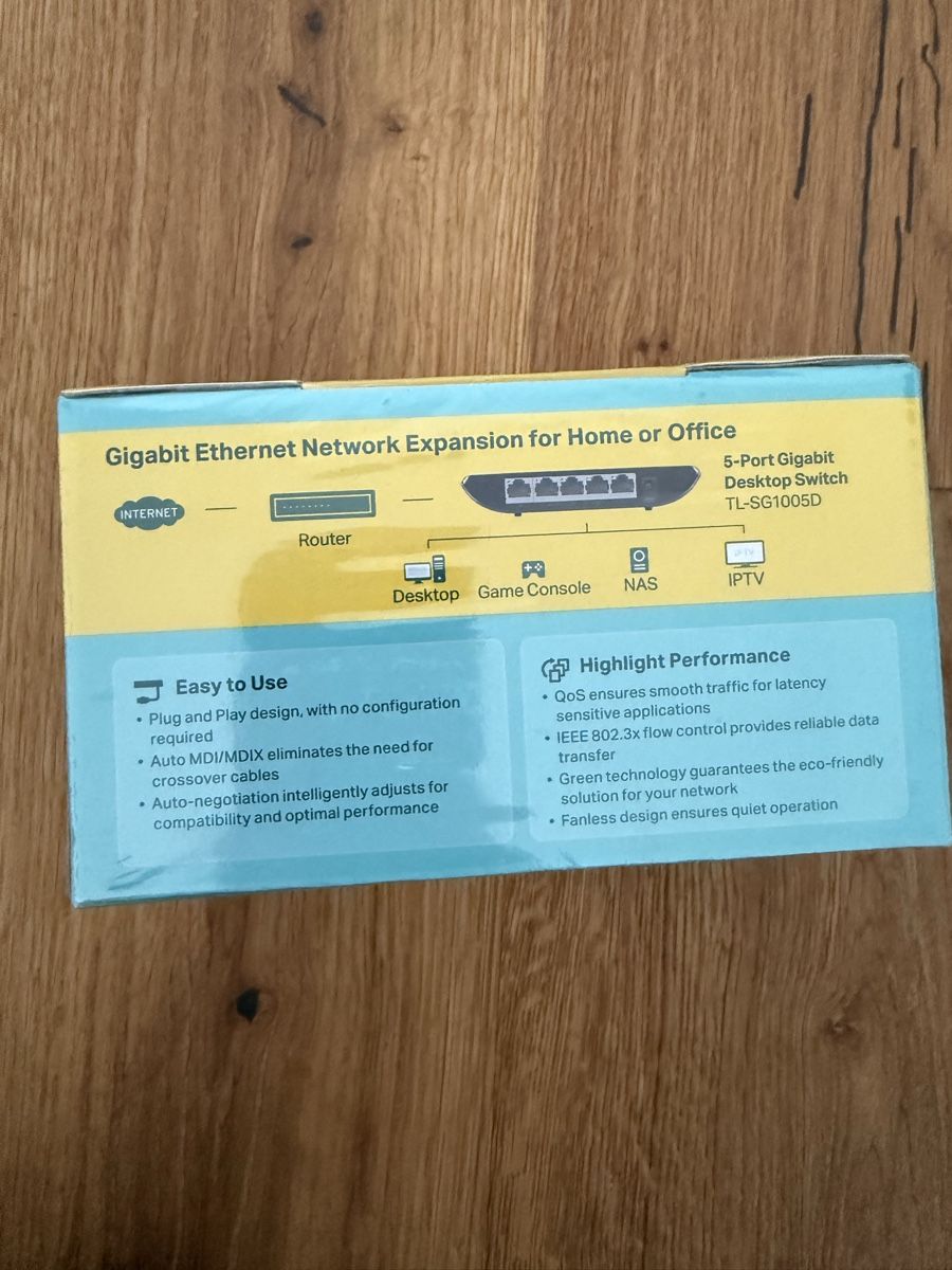 TP-Link Modem & Router: TP-Link Switch, 5-Port Gigabit, NEU & Originalverpackt! – Nuovo e nell'imballaggio originale da Graben venduto da Desjiix3 1