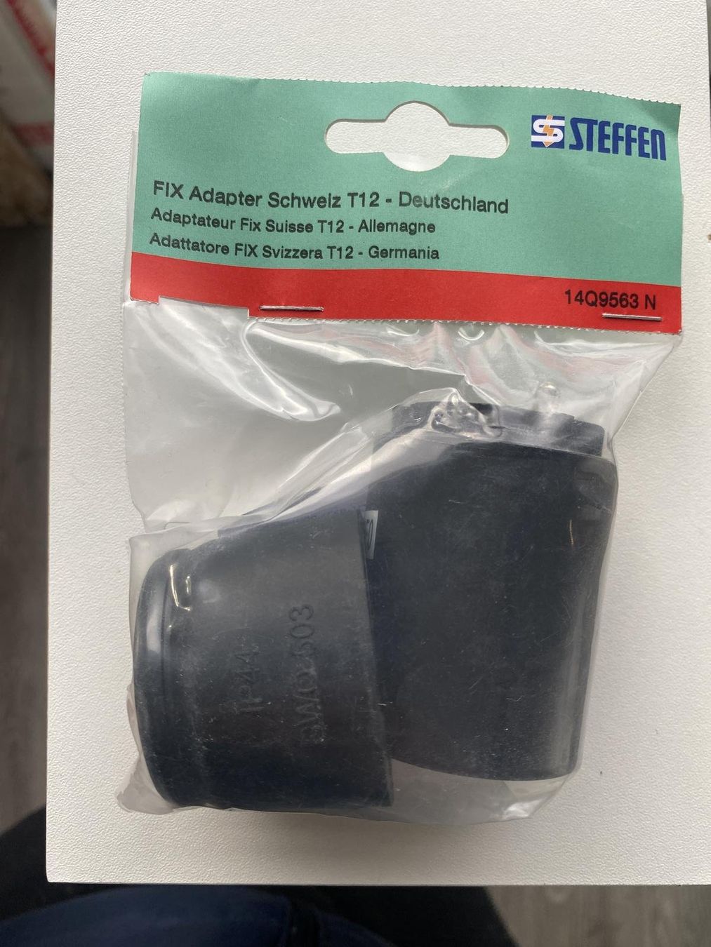Unità & Adattatore: FIX Adapter Schweiz T12 - Deutschland CEE7/4  - Fa. Steffen – Nuovo e nell'imballaggio originale da Luterbach venduto da ron_rd6h 2