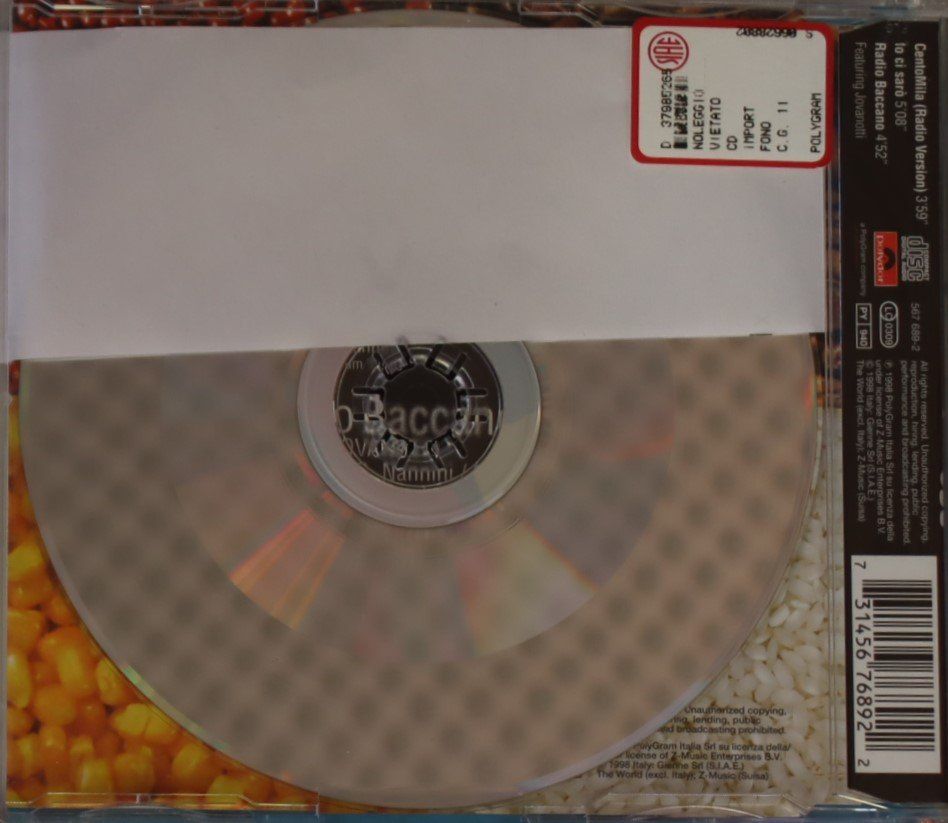 CD: 1GIANNA NANNINI–CENTO MILA – Usato da Luzern venduto da CONTENTI 2