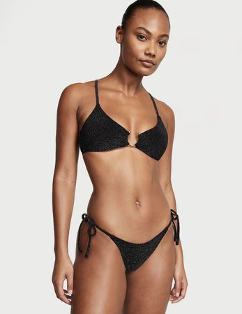Victoria’s Secret Shimmer Bikini with Golden Ring S NEW