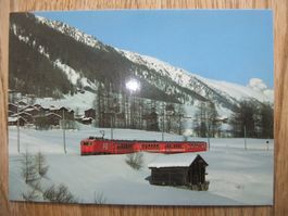 Glacier Express bei Selkingen im Goms