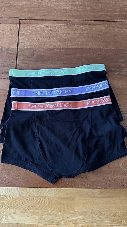 Armani Biancheria intima: Emporio Armani 3er Pack Boxershorts – Nuovo e nell'imballaggio originale da Zollikon venduto da rose59