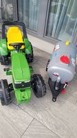 Traktor Trettraktor mit Güllenwagen Anhänger