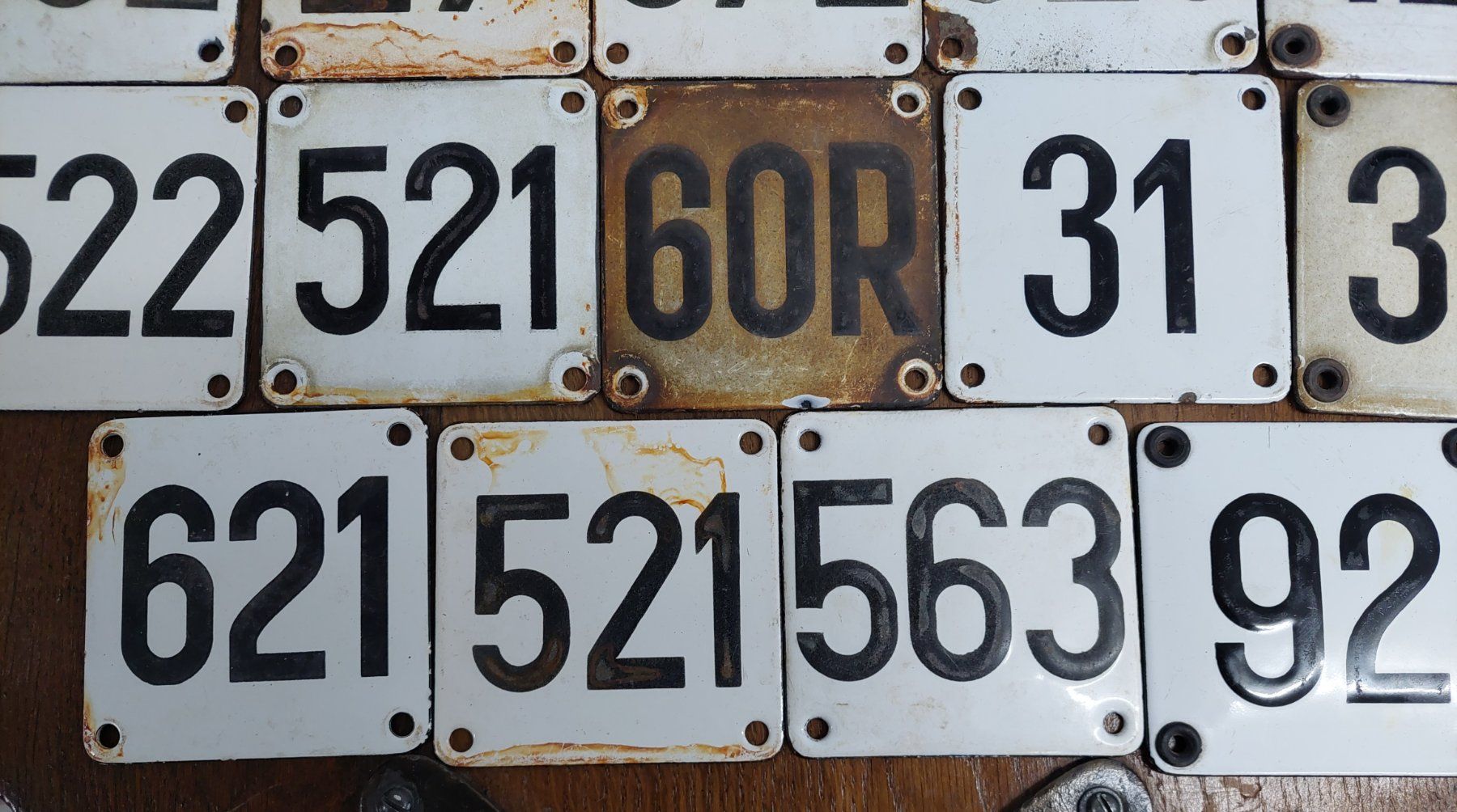 SBB/CFF/FFS Insegne: Eisenbahn Emailschilder Sammlung - 19 Stk. – Usato da Siblingen venduto da rantiques 4
