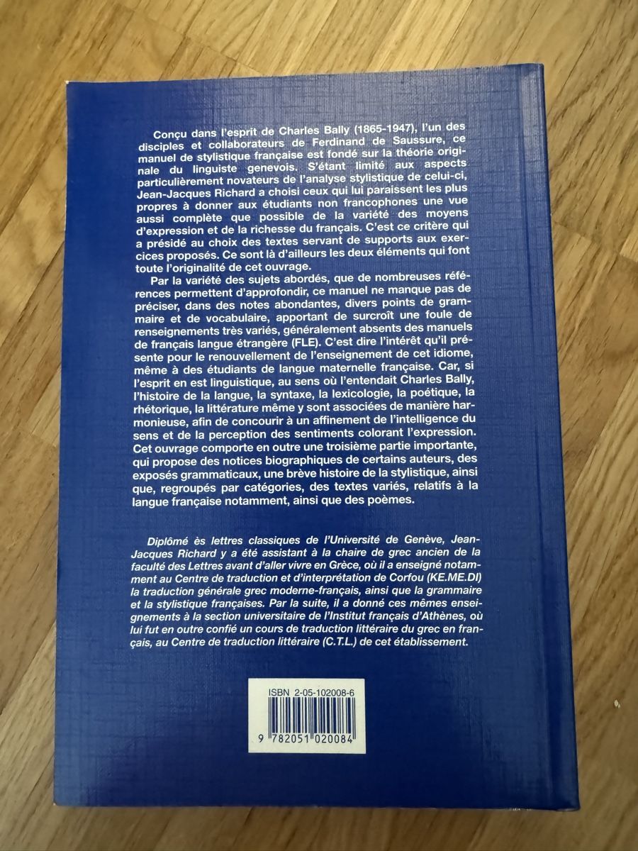 Libri: Manuel Stylistique Francaise – Usato da Meyrin venduto da mai_pl7s 1