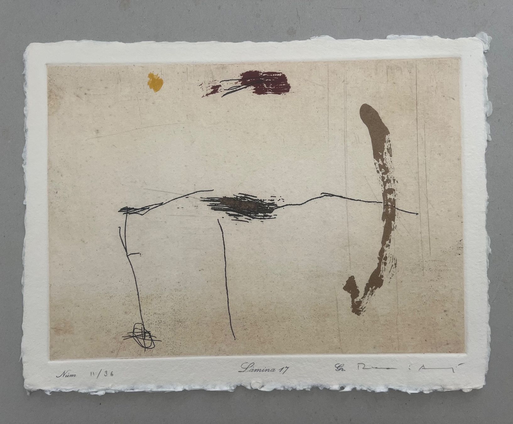 Grafica & Litografie: Josep Riera i Arago, handsigniert, nummeriert – Usato da Rain venduto da Pic-Ass 1