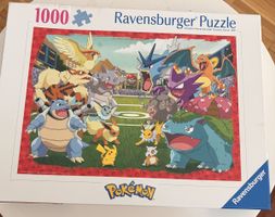 Puzzle Ravensburger Pokémon – 1000 pièces – Complet
