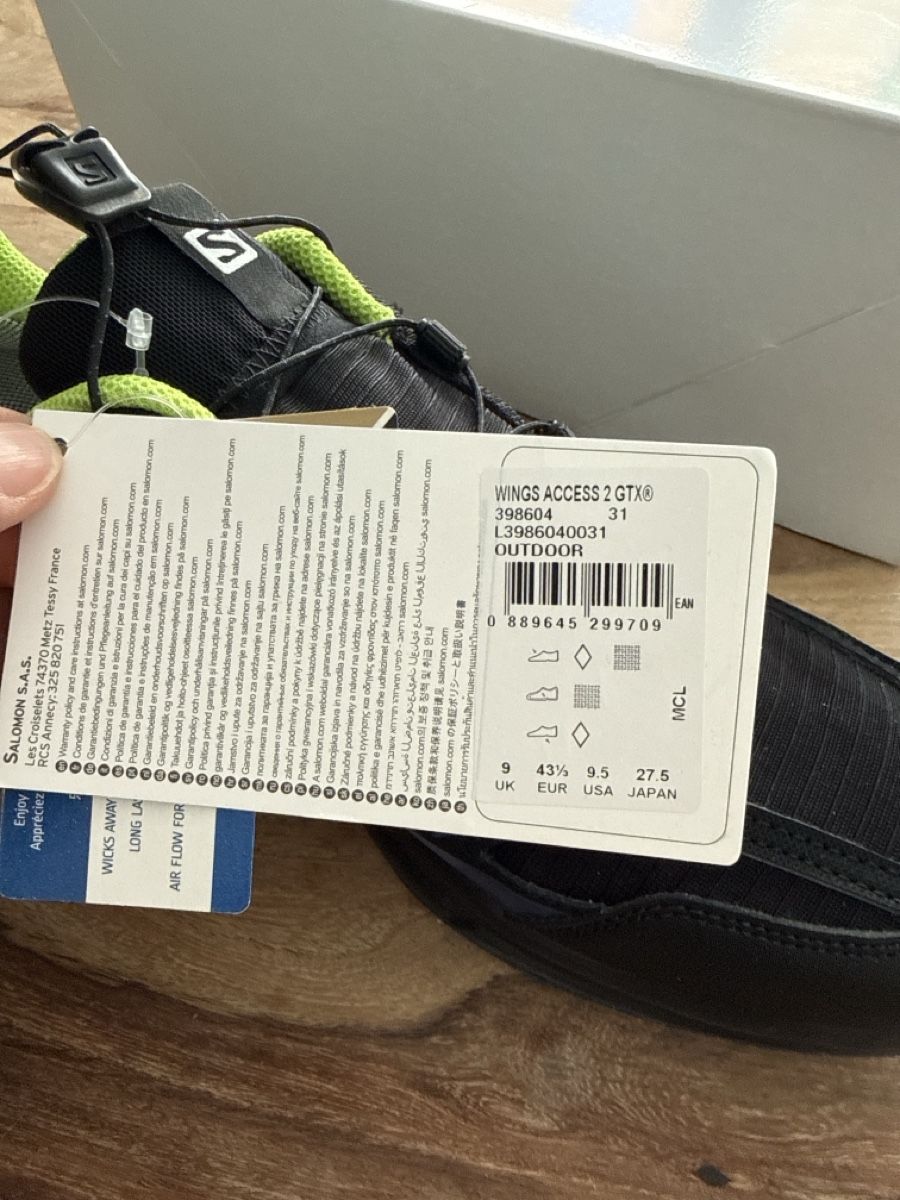 Salomon Chaussures hommes: Salomon Goretex neu – Neuf (Voir description) à Gibswil par spongii 3