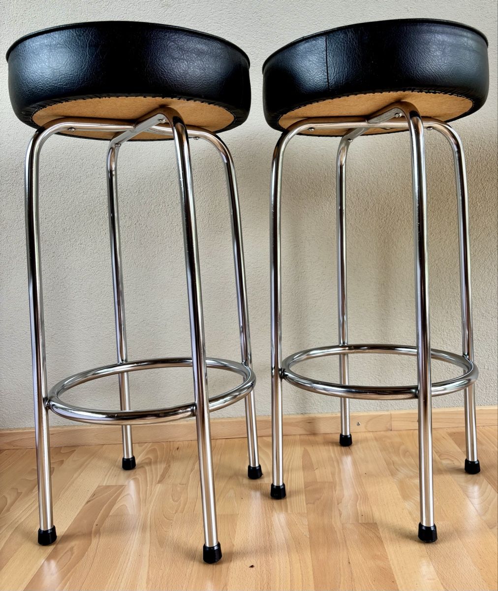 Hocker: 2 BARHOCKER CHROM IGH – Gebraucht aus Oberaach von sinsemilla13
