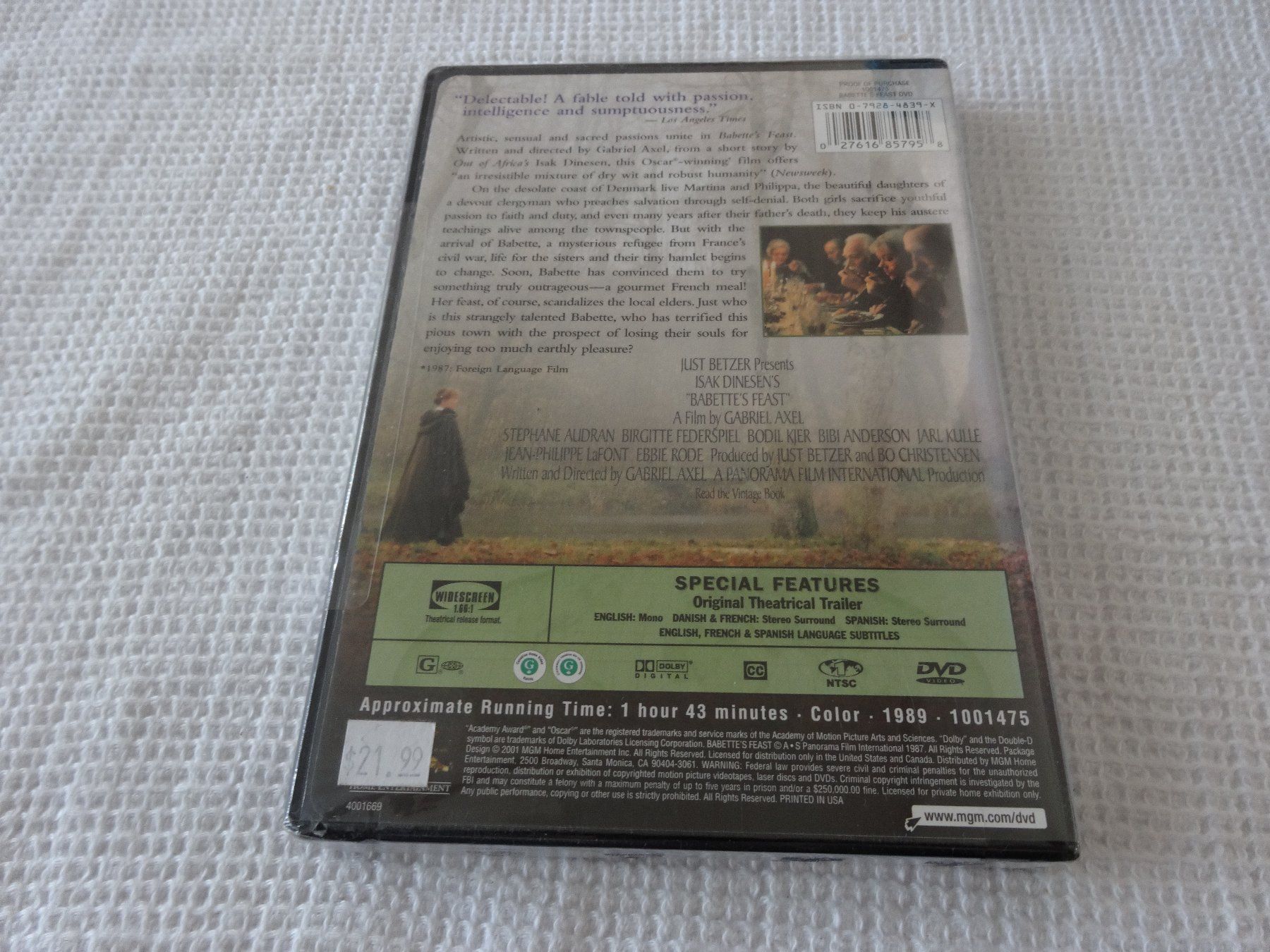 Tutti i DVDs: Babette`s Feast english – Nuovo e nell'imballaggio originale da Neerach venduto da jenny062 1