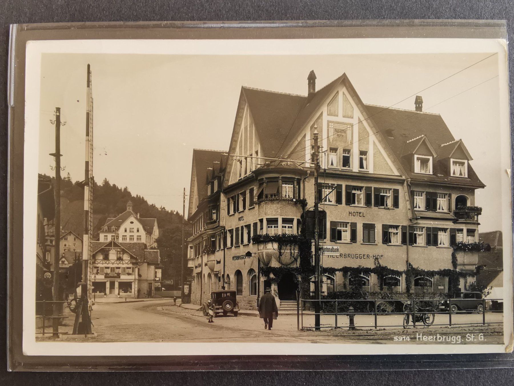 Cartes postales: Heerbrugg   Rheintal  Ansichtskare  1937  Oldtimer  Bahn – D'occasion à Rheineck par kat_7gld