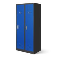Schliessfachschrank 2er Spind Umkleideschrank Garderobe AB4