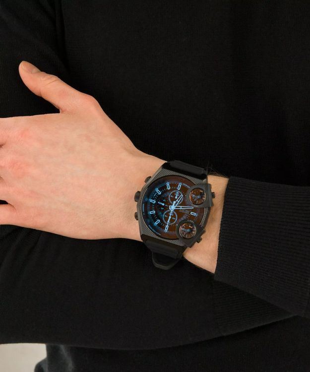 Diesel Orologi: Diesel Armbanduhr Sideshow "Schwarz" (FABRIKNEU) – Nuovo e nell'imballaggio originale da Aeschi SO venduto da Bluemail 6
