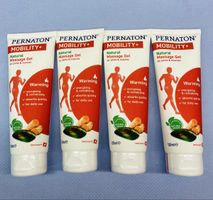 4x125ml Pernaton Massage Gel Warming
