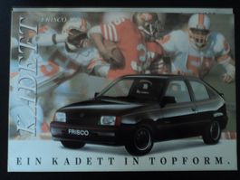 Prospekt Opel Kadett Frisco 1.8i Sondermodell 1990