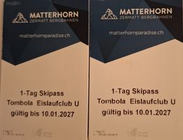 2 Skipässe-Tagespässe Zermatt