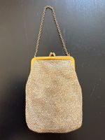 Elegantes Vintage-Täschli/Portemonnaie aus Metallnetz ✨ (...