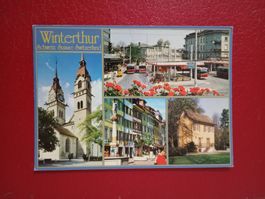 Winterthur Zürich mehrbildrig mit Stadtbus Bahnhof