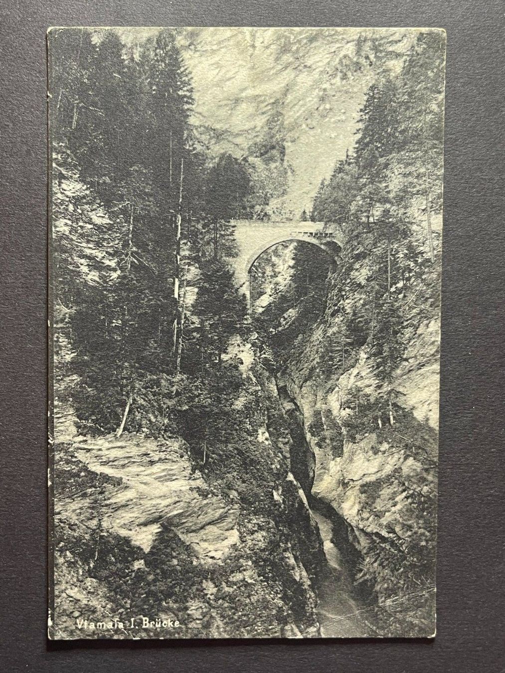 Cartoline postali: Viamala - I. Brücke – Usato da Steg VS venduto da _vinci_