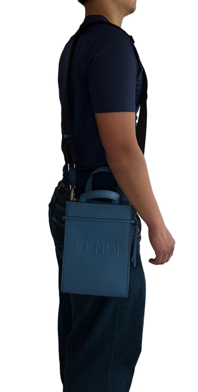 Fendi Taschen: Fendi Handtasche, blaues Leder, Mini Bag – Gebraucht aus Zürich von ClosetKTT 2