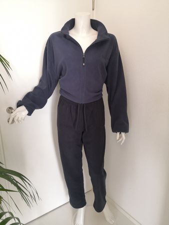 🤩RENATO BALESTRA JOGGING-ANZUG: HOSE & JACKE DUNKELBLAU NEU