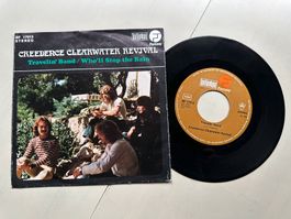 CREEDENCE CLEARWATER REVIVAL JOHN FOGERTY Single Travellin