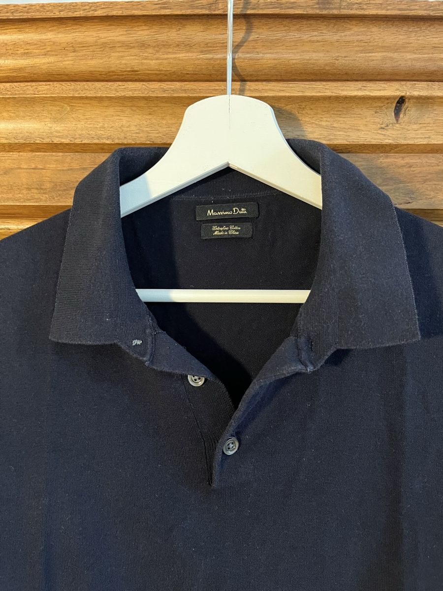 Massimo Dutti Polo-Shirts: Poloshirt, dunkelblau, Gr. M, Massimo Dutti – Gebraucht aus St. Gallen von Gloom22