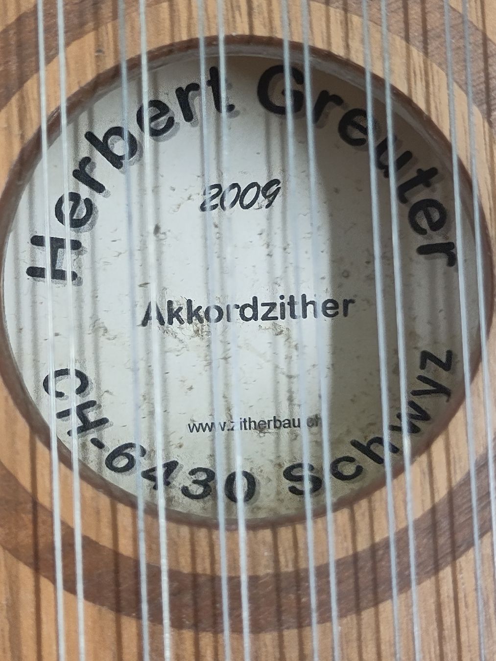 Greuter Strumenti musicali: Akkordzither Herbert Greuter 2009 – Usato da Pratteln venduto da Cartonsducoeur_bl 2