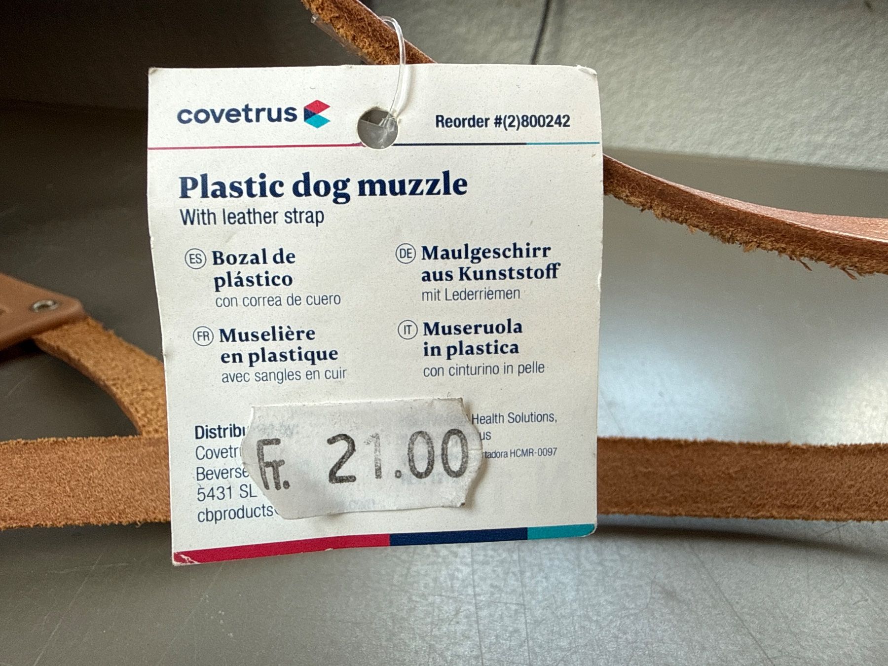 Guinzagli & Collari: Hundemaulkorb – Nuovo e nell'imballaggio originale da Zürich venduto da Aquarium_Seerose 3