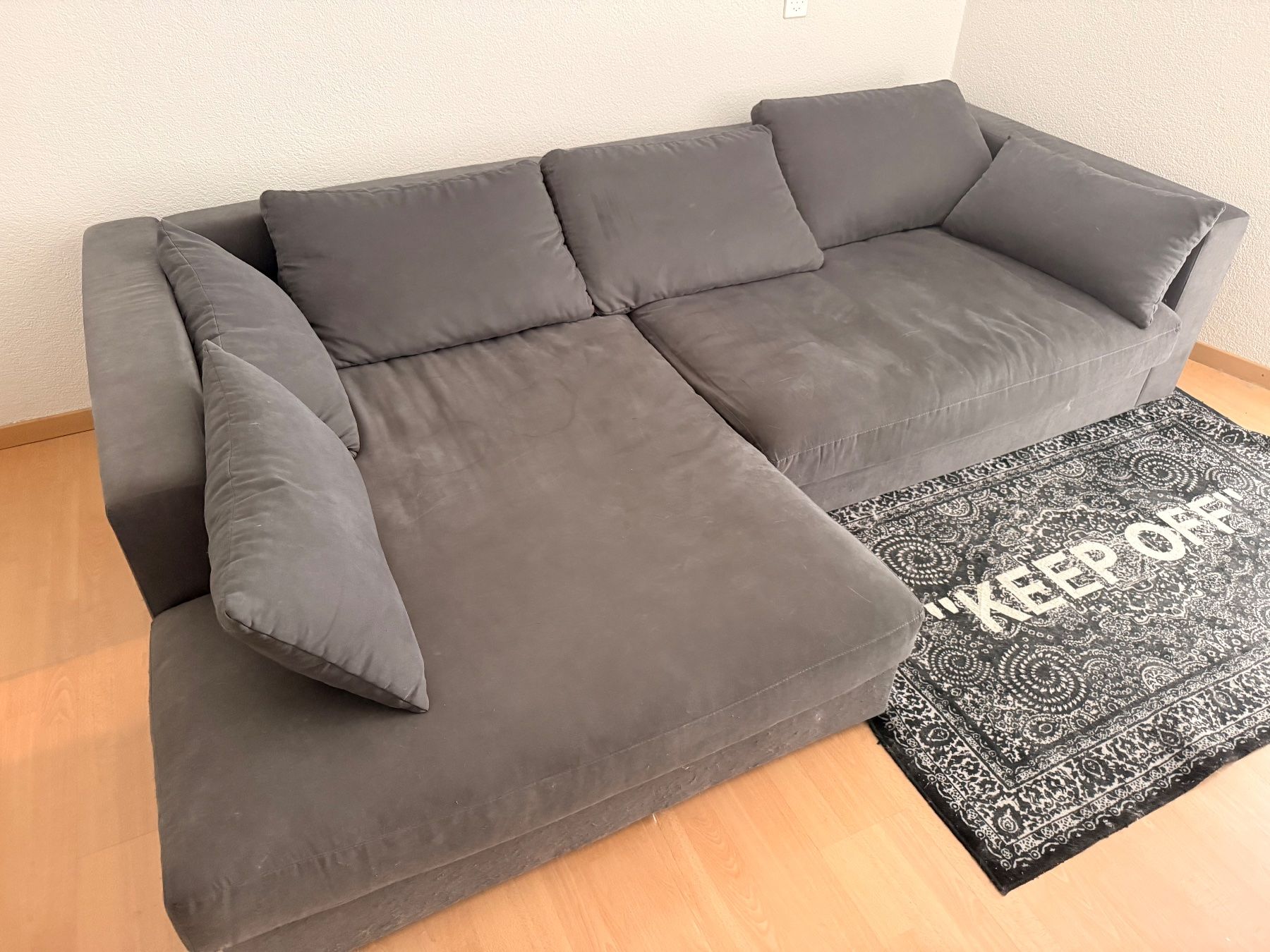 Micasa Divani: Ecksofa grau Stoff guter Zustand – Usato da Balterswil venduto da luc_wqf7 3