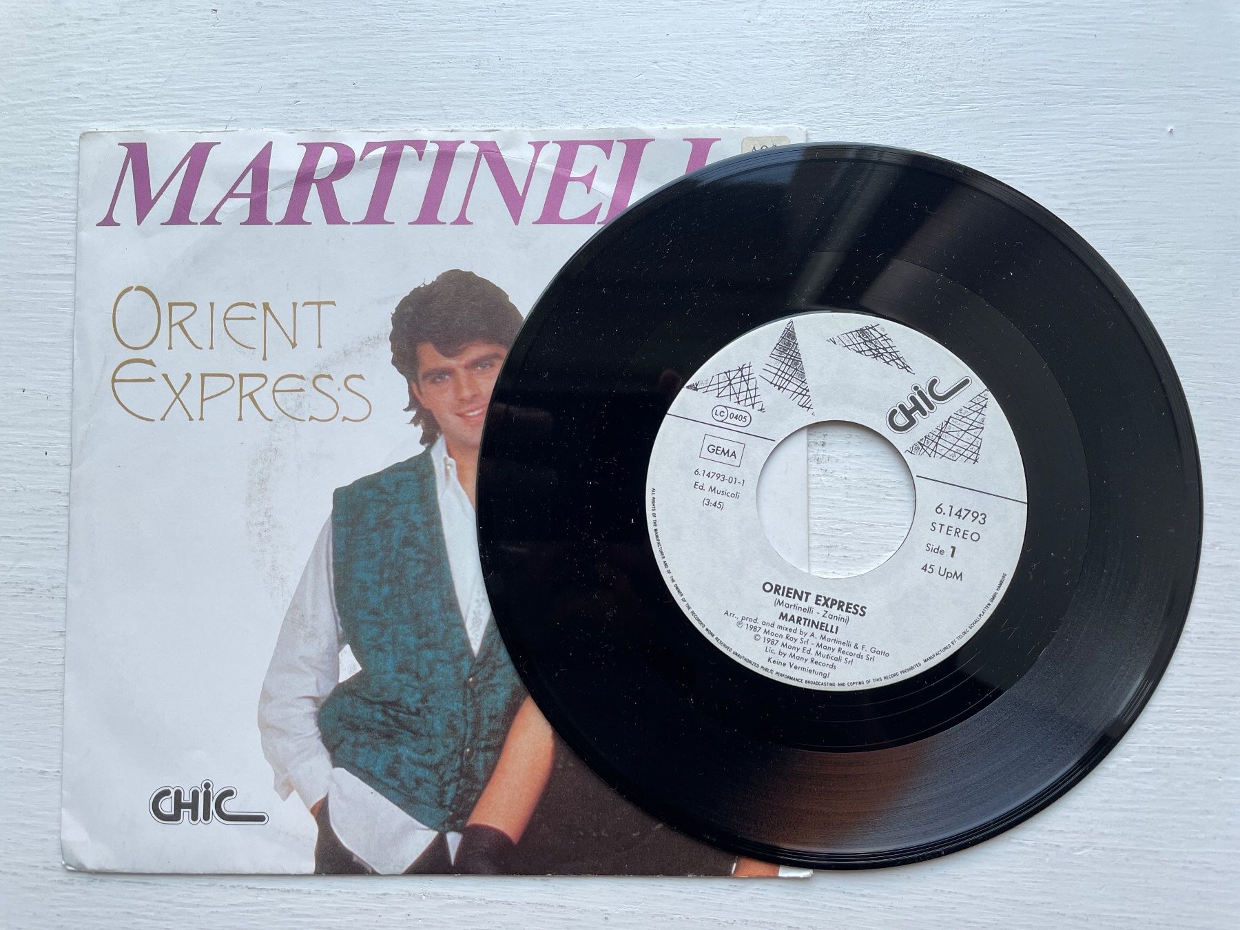 Schallplatten: Martinelli - Orient Express - 7" Single, 1987, Italo-Disco – Gebraucht aus Zürich von Andy_t71 1