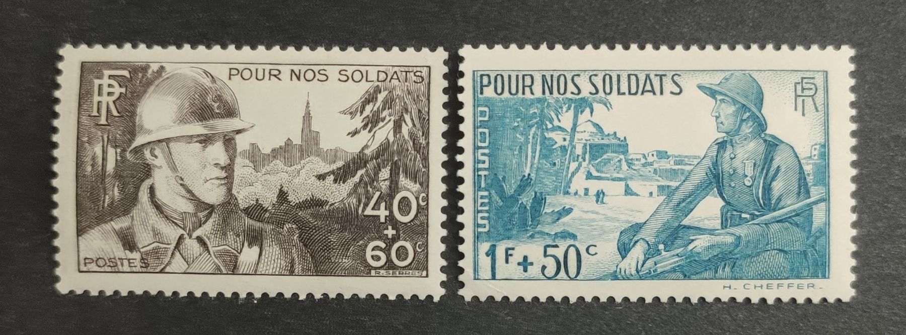 Tutti i francobolli: Frankreich 1940, ungestempelte – Usato da Wil SG venduto da Zazal