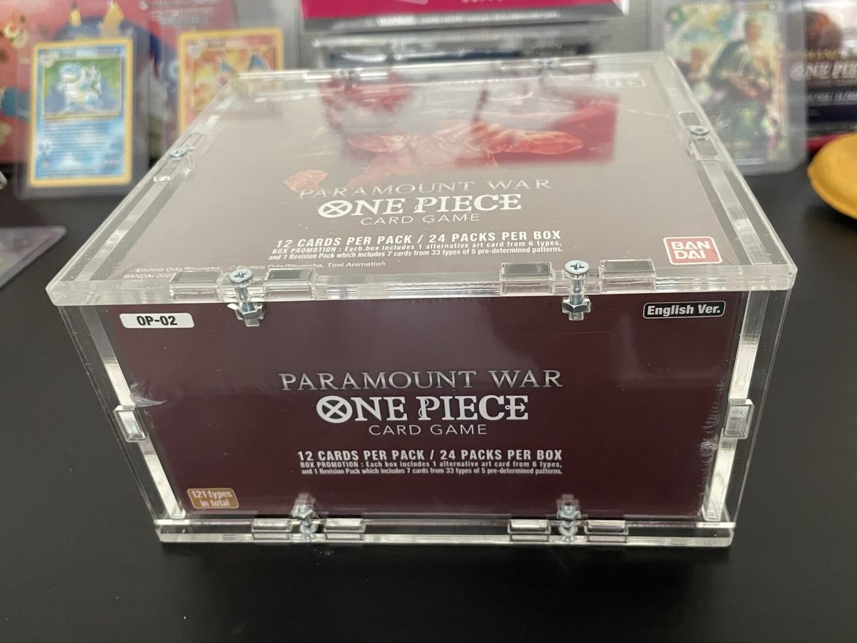 Bandai Carte collezionabili: One Piece OP02 Display - Paramount War EN / Inkl. Acrylbox! – Nuovo e nell'imballaggio originale da Siebnen venduto da Rem_zi 3