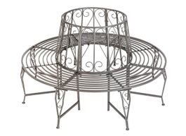 Baumbank Enyd im Antik-Stil, 360°, für mehrere Personen