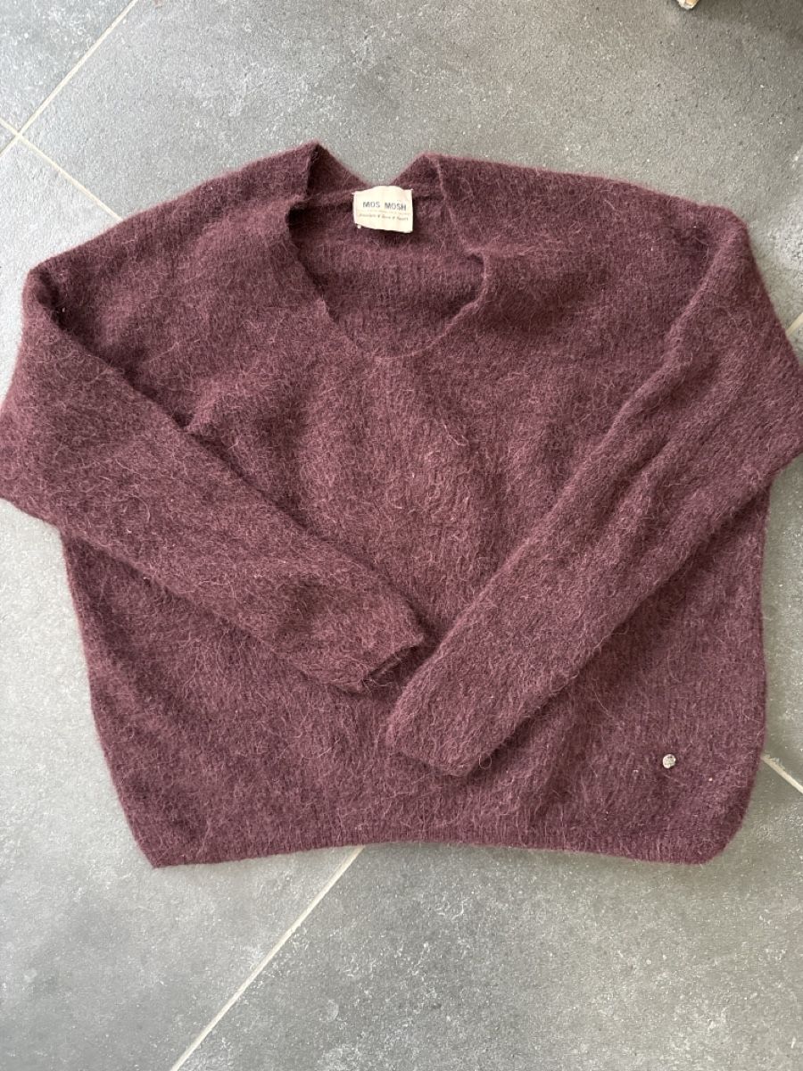 Mos mosh Maglioni & Felpe: Mos Mosh Pullover Gr.S, warmer Winter Strick in bordeaux – Usato da Fulenbach venduto da yabla91 1