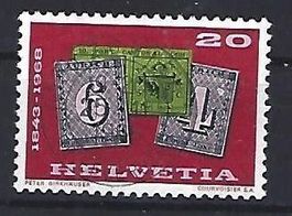 1968 - 125 Jahre Schweizer Briefmarken