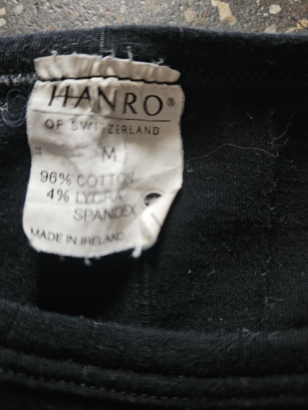 Hanro T-Shirts: Hanro Shirt schwarz Grösse M Baumwolle Lycra  – Neu (gemäss Beschreibung) aus Anwil von tamoos 3