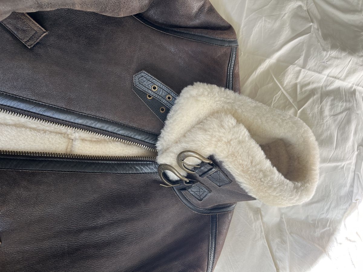 Schott Giacche: Schott Schafsleder Winterjacke – Nuovo (secondo la descrizione) da Zürich venduto da j___b 2