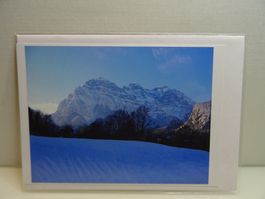 Winterliche Grüsse, Schneekarte, Berge, Glanerland 🏔️❄...