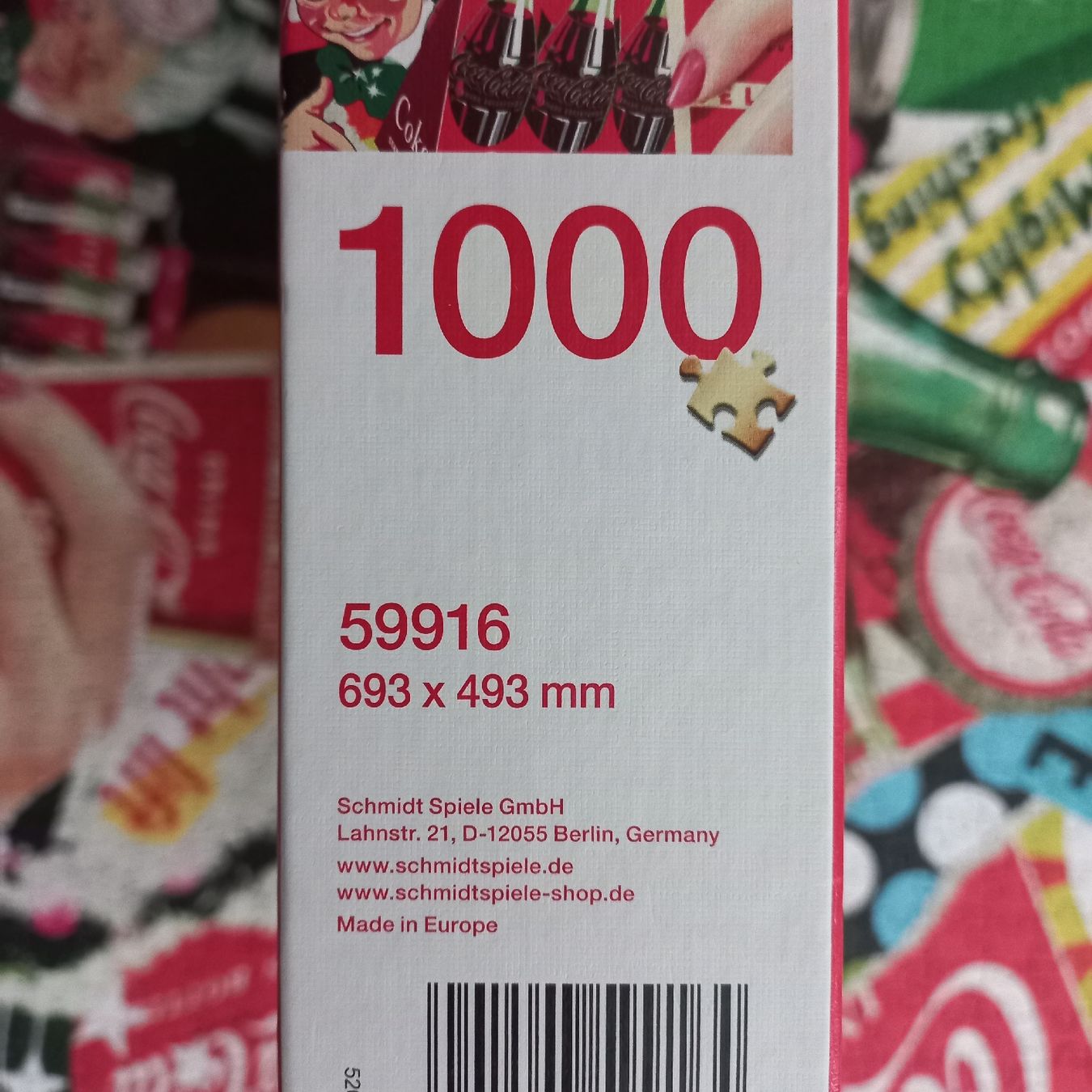 Puzzles: Coca-Cola Collage Puzzle 1000 Teile vollständig – Gebraucht aus Lachen SZ von jimmygoal13 3