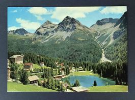 AK Arosa Untersee mit Strandbad