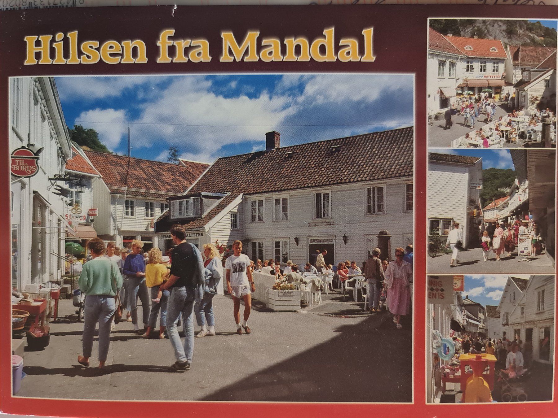 Cartoline postali: Ansichtskarte Mandal Norwegen – Usato da Dintikon venduto da Vexi