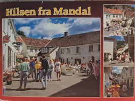 Ansichtskarte Mandal Norwegen